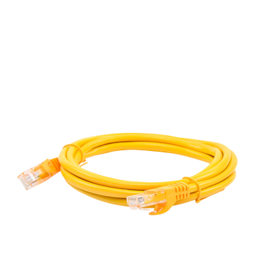 Cable de Parcheo UTP Cat5e - 2.0m. - Amarillo - Kompletum