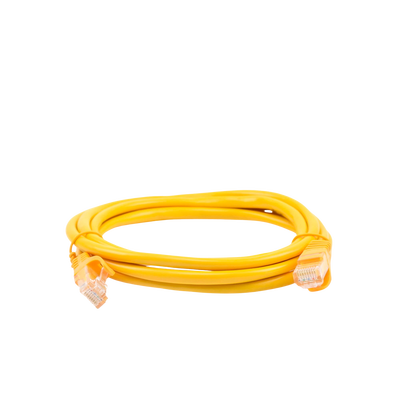 Cable de Parcheo UTP Cat5e - 2.0m. - Amarillo - Kompletum