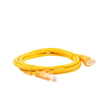 Cable de Parcheo UTP Cat5e - 2.0m. - Amarillo - Kompletum