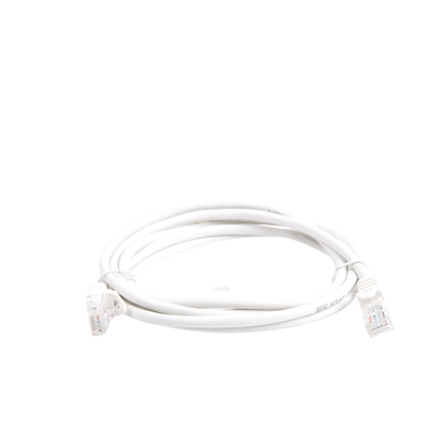 Cable de Parcheo UTP Cat5e - 3 m - Blanco - Kompletum