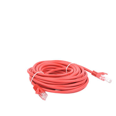 Cable de Parcheo UTP Cat5e - 7.0m. - Rojo - Kompletum