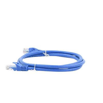 Cable de parcheo UTP Cat6 - 1 m - azul - Kompletum