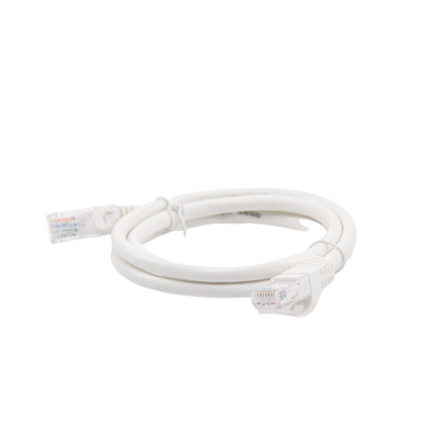 Cable de parcheo UTP Cat6 - 1 m - blanco - Kompletum