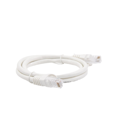 Cable de parcheo UTP Cat6 - 1 m - blanco - Kompletum