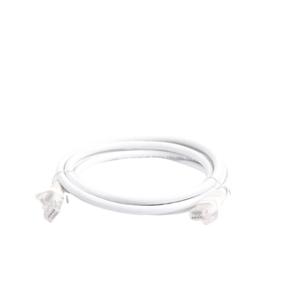 Cable de parcheo UTP Cat6 - 2 m - blanco - Kompletum