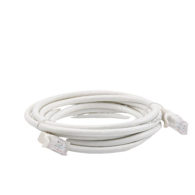 Cable de parcheo UTP Cat6 - 3.0 m - blanco - Kompletum