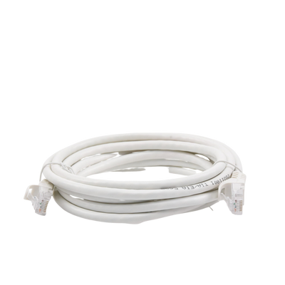 Cable de parcheo UTP Cat6 - 3.0 m - blanco - Kompletum