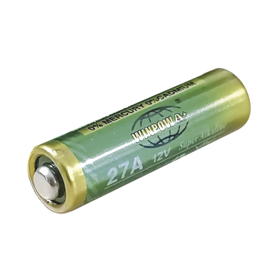 Bateria Alcalina / No Recargable / Tamaño 27 A / 12 V / Uso en Controles Remotos, Juguetes, Linternas, Timbres y Otros, Venta por Pieza. - Kompletum
