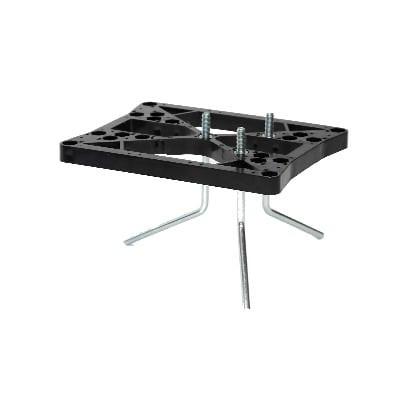 Base de fijación en concreto/cemento para sujeción extra en terrenos no uniformes, con dificultades o poco compactos. Válida para modelos MB. BUNKER SEGURIDAD