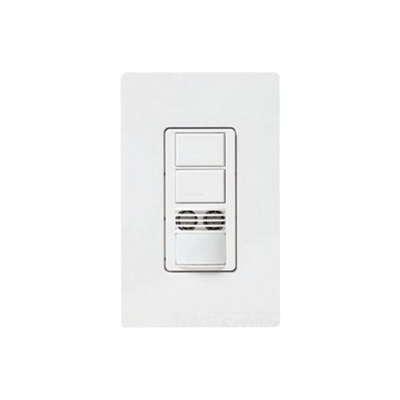 (XCT) Apagador doble con sensor de presencia y PIR ultrasónico, ideal para salas de conferencia o entretenimiento. - Kompletum