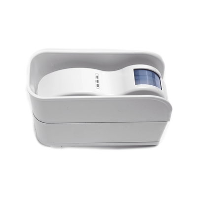 Sensor de Movimiento Tipo Cortina / 100 % Exterior / Alimentado por baterias / Doble tecnologia MW & PIR / Compatible con cualquier panel de alarma - Kompletum