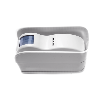Sensor de Movimiento Tipo Cortina / 100 % Exterior / Alimentado por baterias / Doble tecnologia MW & PIR / Compatible con cualquier panel de alarma - Kompletum