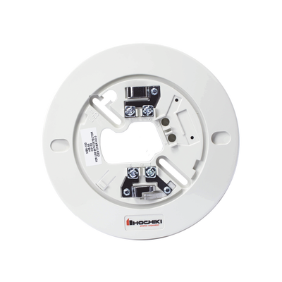 Base Para Detector Convencional Hochiki, Diámetro 6", 2 Hilos, 24 Vcd  (0300-04070 IT), Color Hueso HOCHIKI