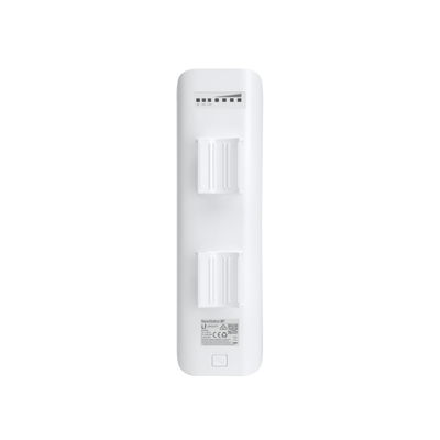 NanoStation airMAX M5 CPE, hasta 150 Mbps, frecuencia 5 GHz (5170-5875 MHz) con antena integrada de 16 dBi UBIQUITI