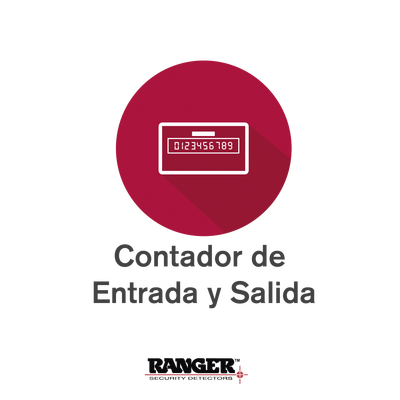 Opcion de Contador de Entradas y Salidas de Personas Para Arcos INTELLISCAN /  Solo Para Equipos Bajo Pedido / No Compatible con Arcos ya Instalados o Fabricados RANGER SECURITY DETECTORS