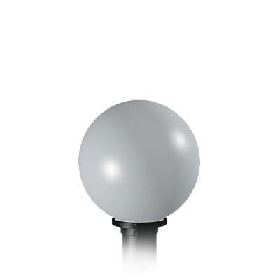 Globo de policarbonato blanco para carcasas MALTA. Elemento IMPRESCINDIBLE cuando se instala una columna MALTA. BUNKER SEGURIDAD