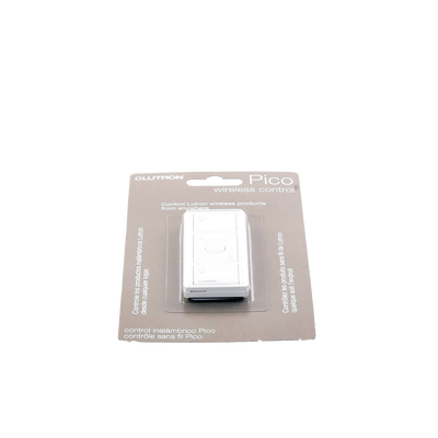 Control remoto PICO 3 botones encender/apagar, subir/bajar intensidad, color blanco, complemente con un atenuador Caseta, RA2, RadioRa2. - Kompletum