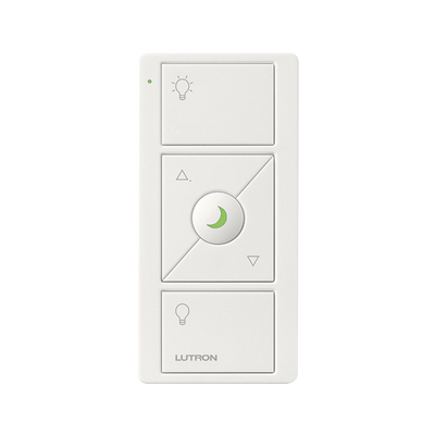 CONTROL REMOTO INALAMBRICO CON 3 BOTONES SUBIR/BAJAR, ENCENDER, APAGAR, NIGHTLIGHT color  blanco - Kompletum