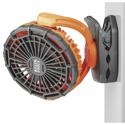 Ventilador Inalámbrico-Portátil Recargable Ideal para el Trabajo. Montable por Pinza o por Potentes Imanes. Incluye cable USB-C - Kompletum