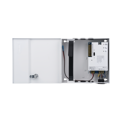 Fuente de Alimentación de 1 Salida 11-15 Vcc 5 A / Temporizador Integrado / Con Capacidad de Batería de Respaldo / Requiere Batería / Voltaje de Entrada 96-264 Vca - Kompletum