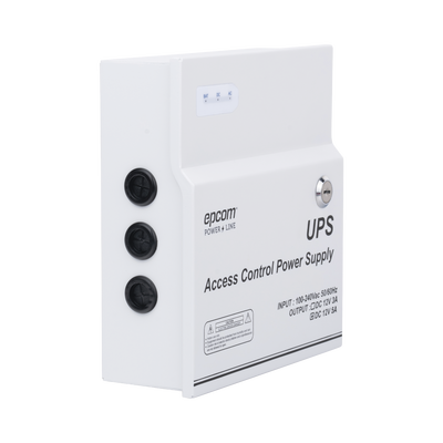 Fuente de Alimentación de 1 Salida 11-15 Vcc 5 A / Temporizador Integrado / Con Capacidad de Batería de Respaldo / Requiere Batería / Voltaje de Entrada 96-264 Vca - Kompletum