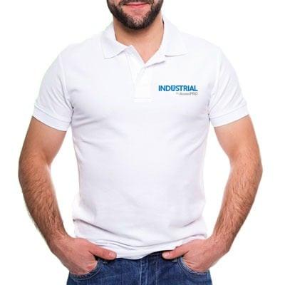 Playera Tipo Polo Color Blanco INDUSTRIAL by AccessPRO - Kompletum