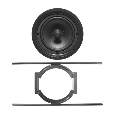 KIT de Bocina de Techo TruAudio de 8in PP8 con Soporte de Acero Rígido para Techos Suspendidos - Kompletum