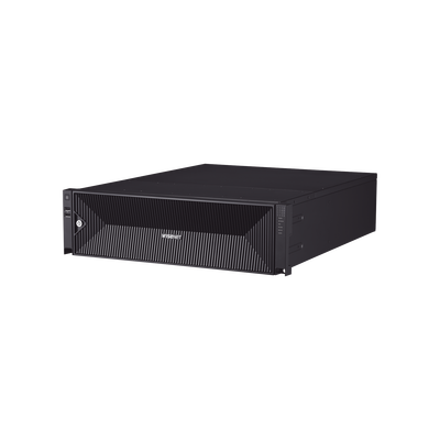NVR 32 Megapixel (8K) / 32 Canales IP / Soporta 8 Discos Duros / H.265 & Wisestream / Wisenet P2P / ONVIF / Compatible con Cámaras IA / Salida HDMI en 4K - Kompletum
