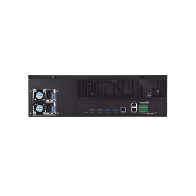 NVR 32 Megapixel (8K) / 32 Canales IP / Soporta 8 Discos Duros / H.265 & Wisestream / Wisenet P2P / ONVIF / Compatible con Cámaras IA / Salida HDMI en 4K - Kompletum