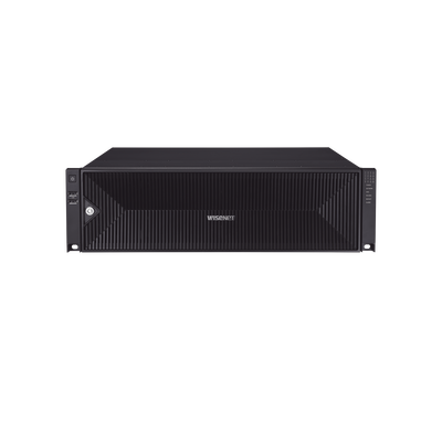 NVR 32 Megapixel (8K) / 32 Canales IP / Soporta 8 Discos Duros / H.265 & Wisestream / Wisenet P2P / ONVIF / Compatible con Cámaras IA / Salida HDMI en 4K - Kompletum