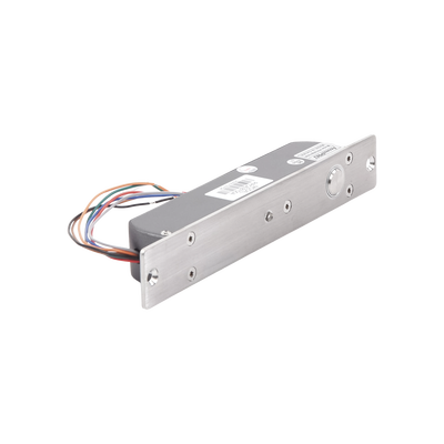 Cerradura de Perno 2000 kg de sujeción/ Abierta en caso de falla (Fail Safe)/ Con temporizador y Sensor de puerta - Kompletum