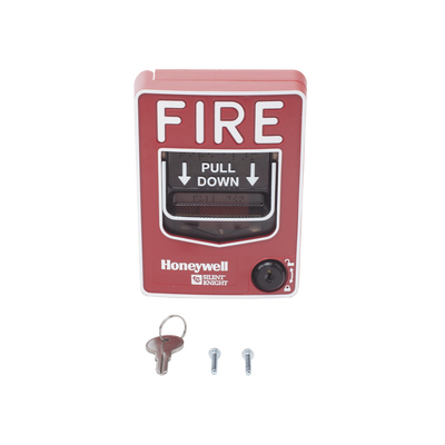 Estación de Jalón convencional de simple acción Con cerradura SILENT KNIGHT BY HONEYWELL