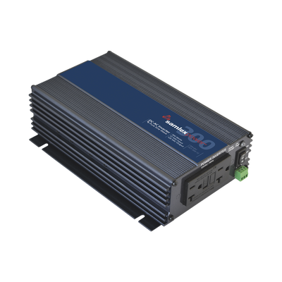 Inversor de corriente onda pura 300W, entrada 12 Vcc, salida 120 Vca 60 Hz - Kompletum