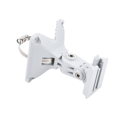 ( QuickMount Pro) Montaje de pared o poste para equipos MIKROTIK con ajuste de 140°. - Kompletum