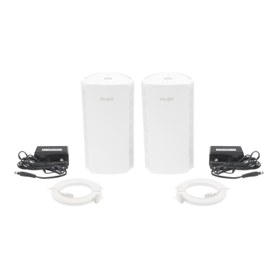 (2PACK) Home Router inalámbrico MESH WI-FI 6 2x2 doble banda 1 puerto WAN Gigabit y 2 puertos LAN Gigabit - Kompletum