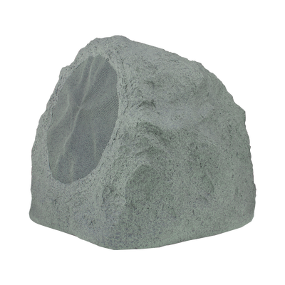 Altavoz Exterior de 2 vías con forma de roca, Woofer de polipropileno de 8 ", Tweeter de titanio de 1", Gris. 5 - 150 W, 8 ohms - Kompletum