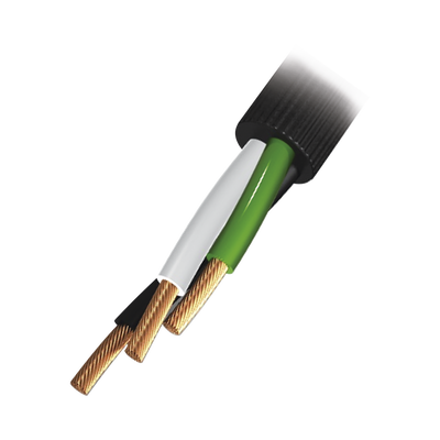 ( Venta x metro ) / Cable Eléctrico de Uso Rudo / 3 Hilos Calibre 10 AWG / Hasta 600 V. - Kompletum