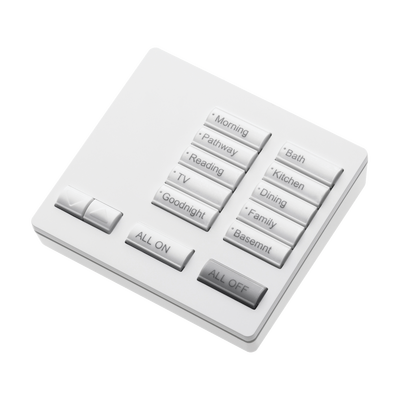 Botonera de Sobremesa Portátil SeeTouch, 10 Botones, Retroiluminada, Programe Escenas Diferentes en Cada Botón. - Kompletum