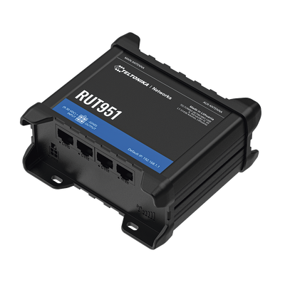 Industrial Cellular Router, 2 Ethernet Ports RJ45, WiFi 802.11b/g/n, WAN Failover - Kompletum