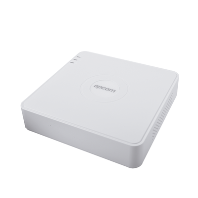 (AUDIO POR COAXITRON) DVR 2 Megapixel (1080p) Lite Pentahibrido / 4 Canales TURBOHD + 1 Canal IP / 1 Bahía de Disco Duro / 4 Canales de Audio por Coaxitron / H.264+ / Salida Full HD - Kompletum