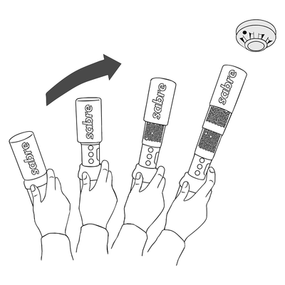 Lata De Humo Sintético En Aerosol 2.6 oz, Para Prueba De Detectores, Libre De Silicona, 100% Biodegradable, No Contamina Los Detectores, Uso Manual, Listado UL - Kompletum