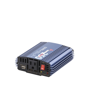 Inversor de Corriente (CD-CA) Potencia Nominal 250 W, Ent:12Vcc, Sal: 115Vca 60 Hz SAMLEX
