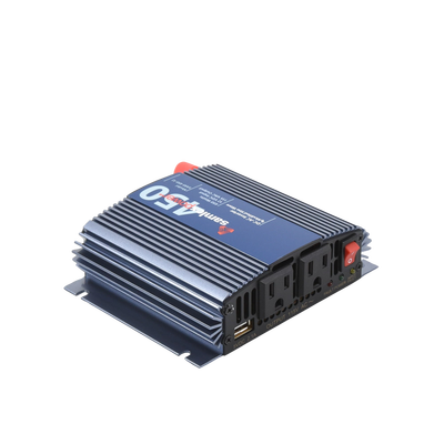 Inversor de Corriente Onda Modificada (CD-CA). Potencia Nominal 450 W, Ent:12Vcc, Sal: 115Vca 60 Hz. SAMLEX