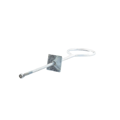 Ancla de Losa o Pared de 63-65 cm. de 13 cm diámetro de argolla. Galvanizado Electrolítico. SYSCOM TOWERS