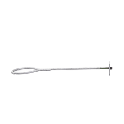 Ancla de Losa o Pared de 63-65 cm. de 13 cm diámetro de argolla Galvanizado por Inmersión. SYSCOM TOWERS