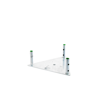 Base para torre sección STZ35G galvanizada por inmersión en caliente SYSCOM TOWERS