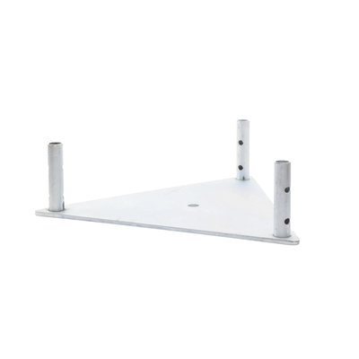 Base Triangular para Tramo STZ45 Galvanizado Electrolítico. SYSCOM TOWERS