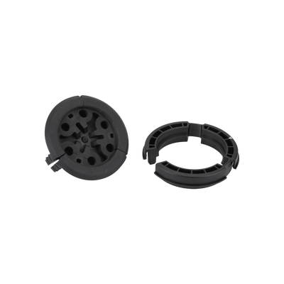 Bota Pasamuro de 4" Con 6 Orificios de 1/4" Para Cable Corrugado - Kompletum