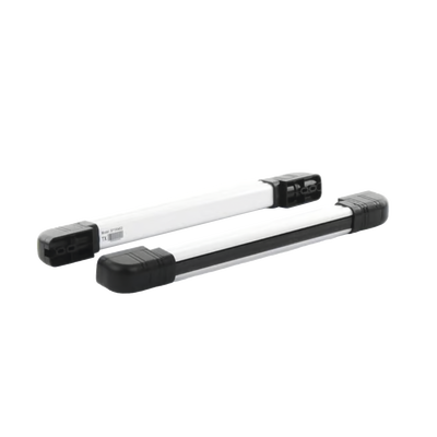 Detector de Rayo Fotoeléctrico / Tipo Cortina / 2 rayos / 0.48mts de Alto / 100 mts en exterior / Alimentación 12Vcc - Kompletum