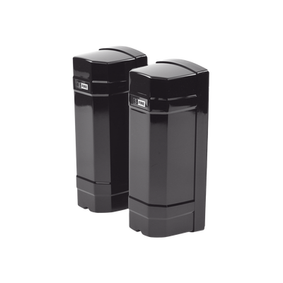 Detector de rayo fotoeléctrico / 2 rayos / 4 frecuencias / 100mts exterior / Alimentacion 12-24VDC/VAC - Kompletum